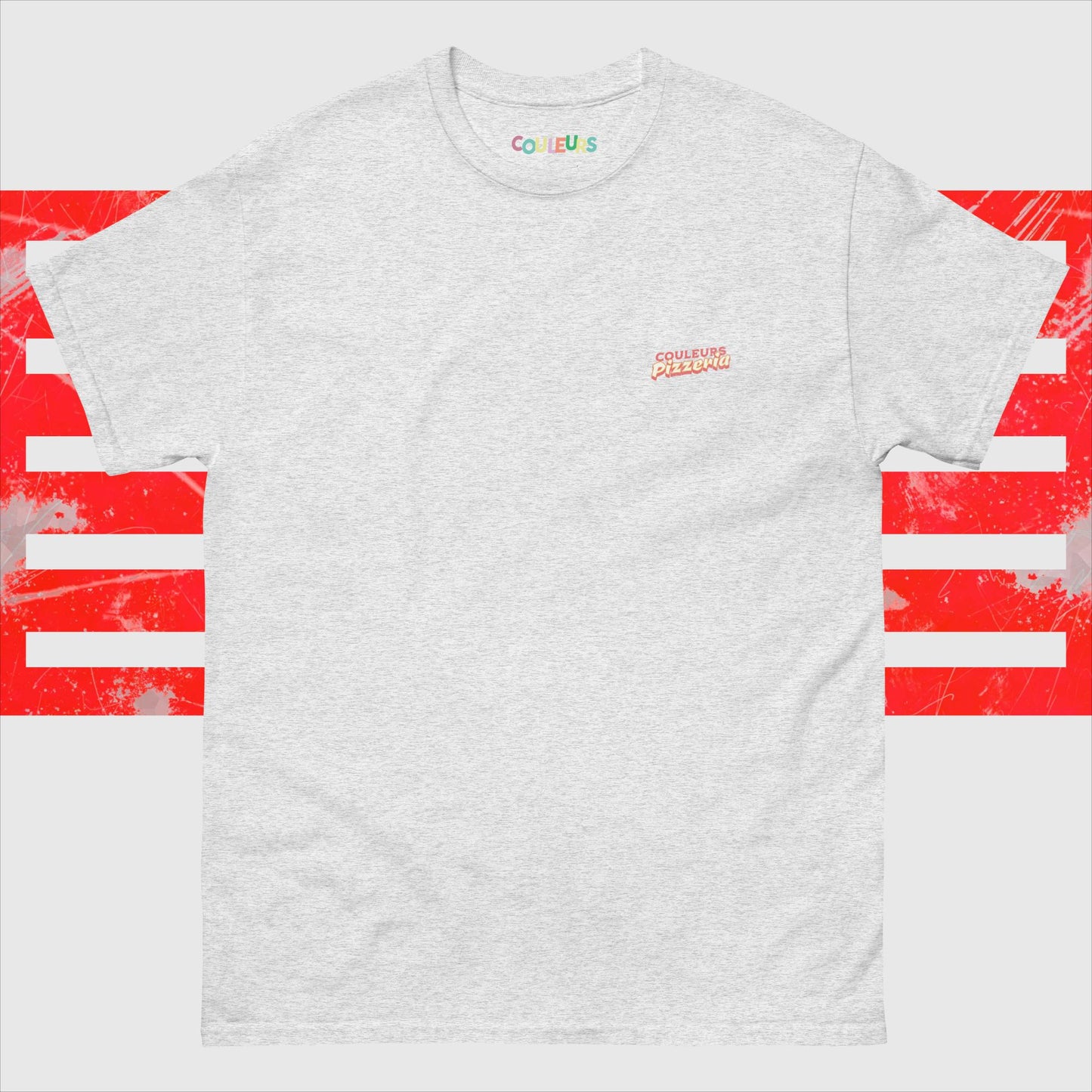 Mid-weight Unisex "Couleurs Pizzeria" Tee