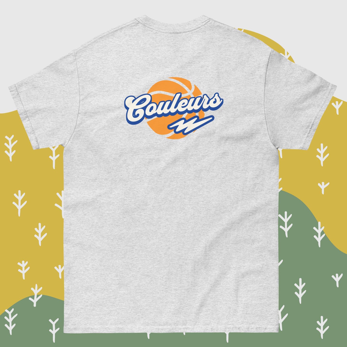 Mid-weight Unisex "Couleurs Basketball" Tee