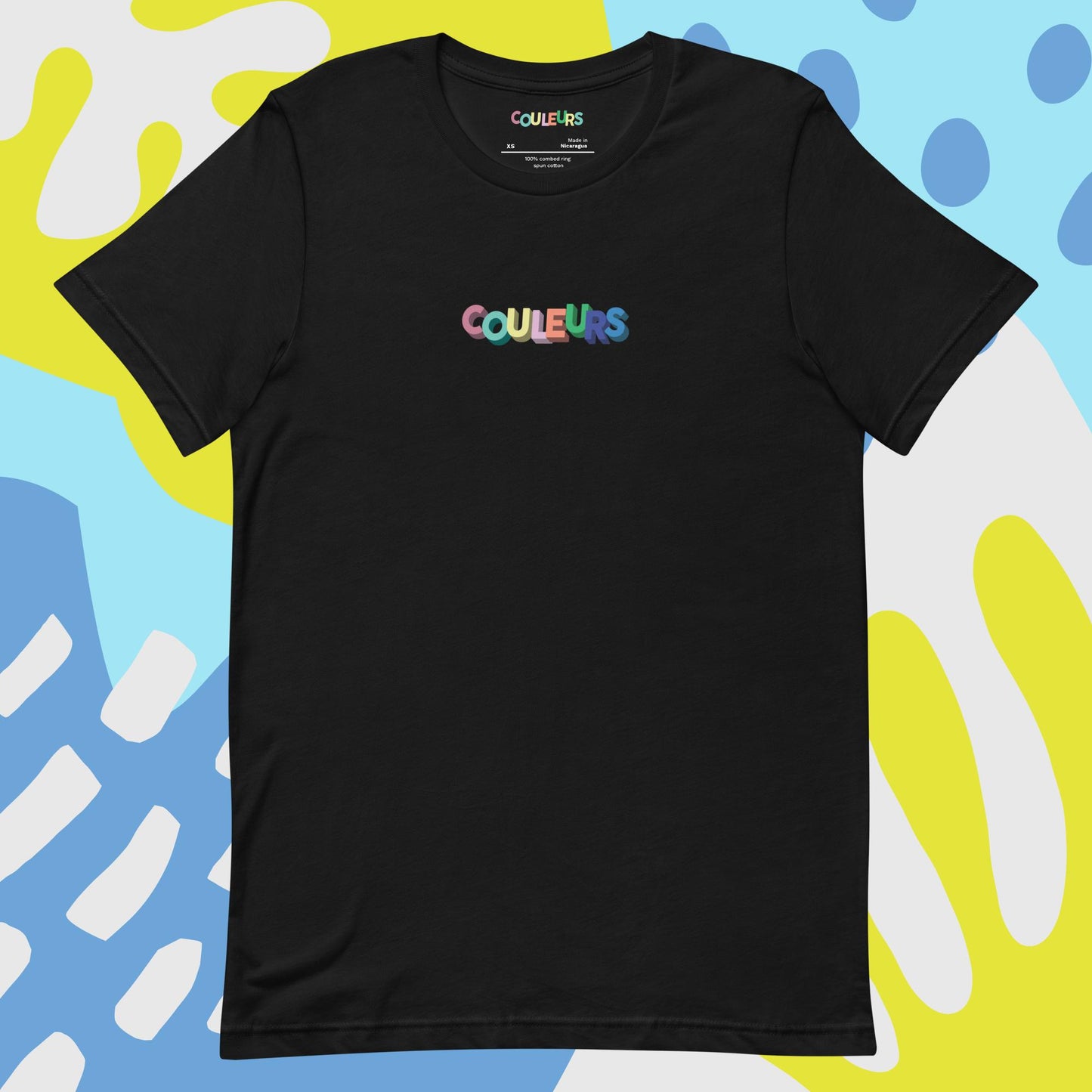 Mid-weight Unisex "Couleurs" Logo Tee