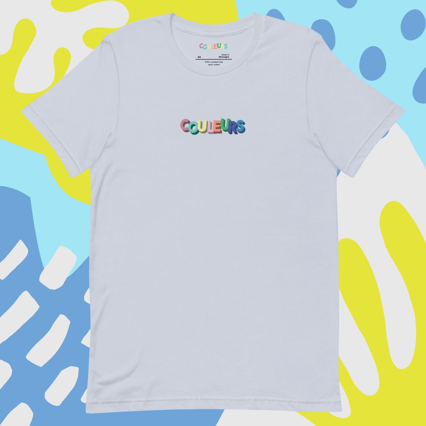 Mid-weight Unisex "Couleurs" Logo Tee