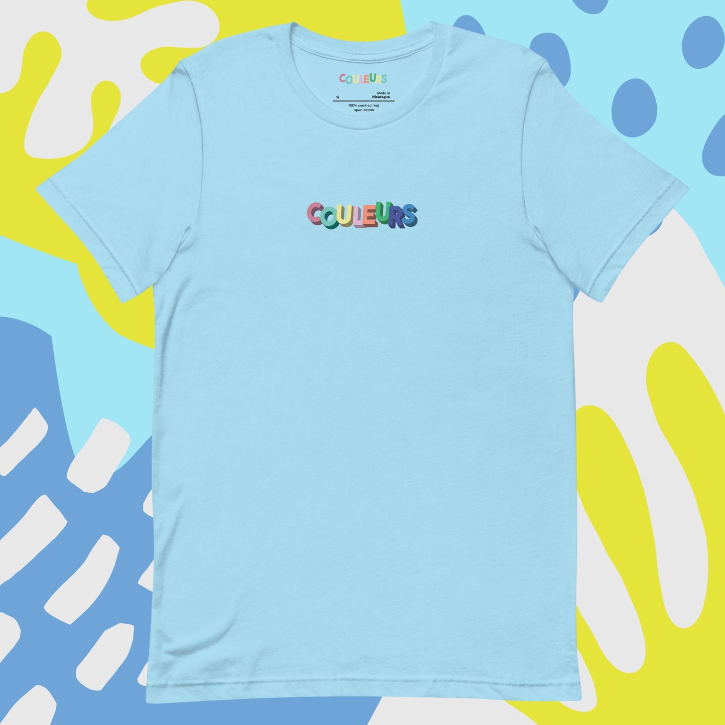 Mid-weight Unisex "Couleurs" Logo Tee